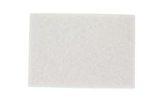 3M Floor Pad, 12in x 18in White Polish - Image 1