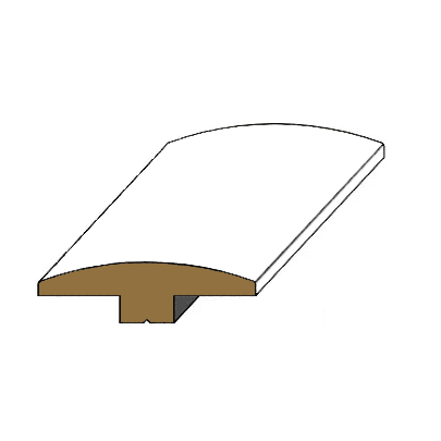 T Mould 1 7/8" x 5/8" - Red Oak - 78" - Image 1