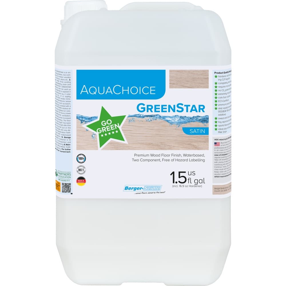 Berger-Seidle GreenStar Ultra Matte - 1.5 Gal w/ Hardener - Image 1