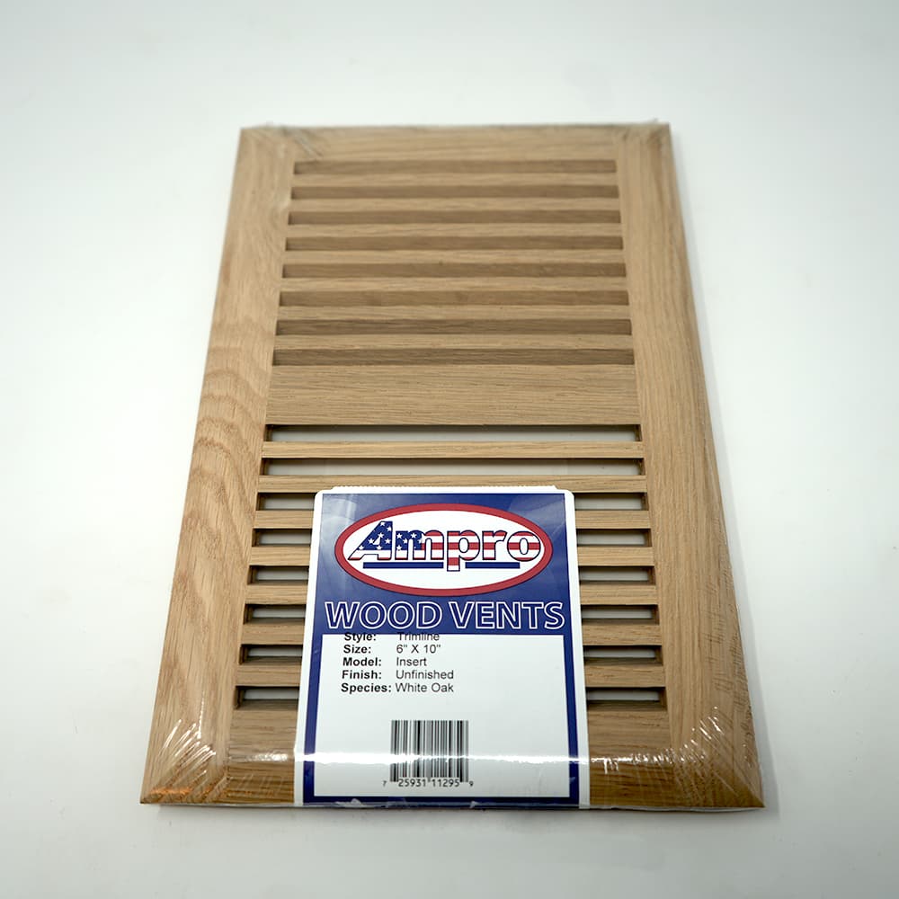 Trimline Vent - 6" x 10" White Oak Surface - Image 1