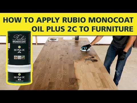 Rubio Oil Plus 2C, Charcoal, 1.3 Liter - Video 5